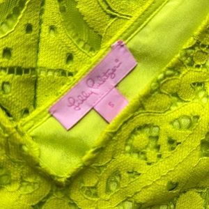 Lime green Lily Pulitzer dress. Size small.